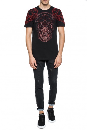 Skull motif t-shirt, zdjęcie 2 Skull motif t-shirt od Philipp Plein
